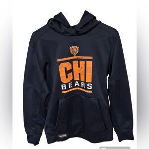 Chicago Bears Hoodie Mens‎ Medium Blue NFL Combine Training Pullover New Era
